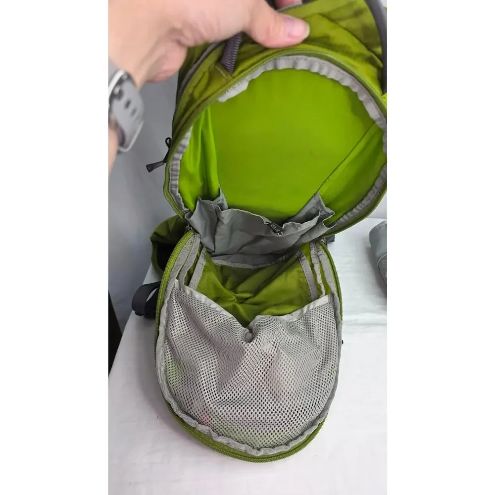Osprey Raptor 6 Hydration Backpack Green Hiking Cycling Day Pack NO Bladder